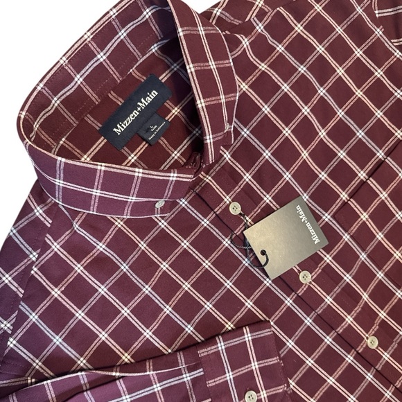Mizzen+Main Other - NWT Mizzen+Main City Flannel Wine Richard Plaid L Large NEW $158